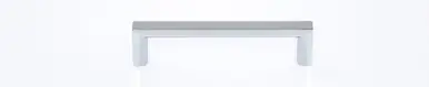 JVJ 75426 Polished Chrome 96 mm (3.78") Squared Ultra Thin Door Pull Fast Shipping