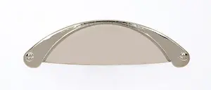 Save Now JVJ 88416 Polished Nickel Zinc 3" C/C Cup Door Pull