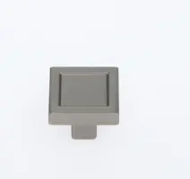 JVJ 76746 Satin Nickel 24 mm (5/16") Square Contemporary Door Knob Trusted Brand