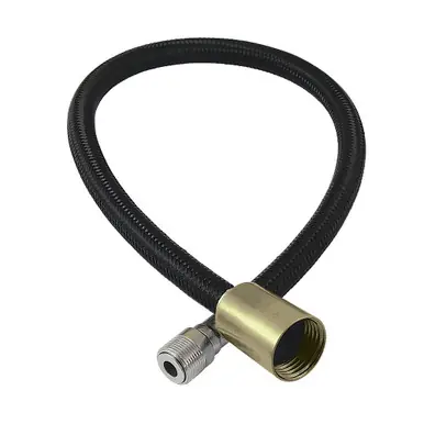 Kingston Brass 20" Braided Pull Down Kitchen Faucet Spray Hose, Antique Brass - LSSPRHOSE203AB Premium