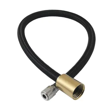 Trending Kingston Brass 20" Braided Pull Down Kitchen Faucet Spray Hose, Brushed Brass - LSSPRHOSE203