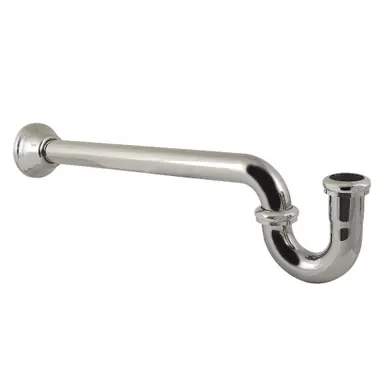 Wholesale Kingston Brass 1-1/4" P-Trap with Bell Flange, 18" Length, 18 Gauge, Polished Nickel - CC5186