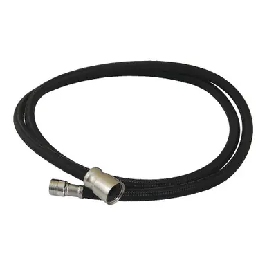 Professional Grade Kingston Brass 59-Inch Black Nylon Hose for Pull-Out Kitchen Faucet, Brushed Nickel - LSSPRHOSE598C