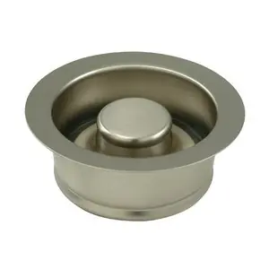 Kingston Brass BS3008 3-1/2" Garbage Disposal Flange & Stopper - Satin Nickel Top Pick
