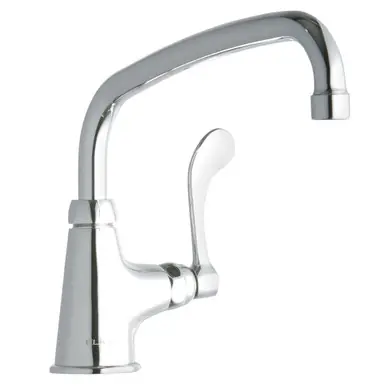 ELKAY LK535AT10T4 Single Hole with Single Control Faucet with 10" Arc Tube Spout 4" Wristblade Handle -Chrome Best Price